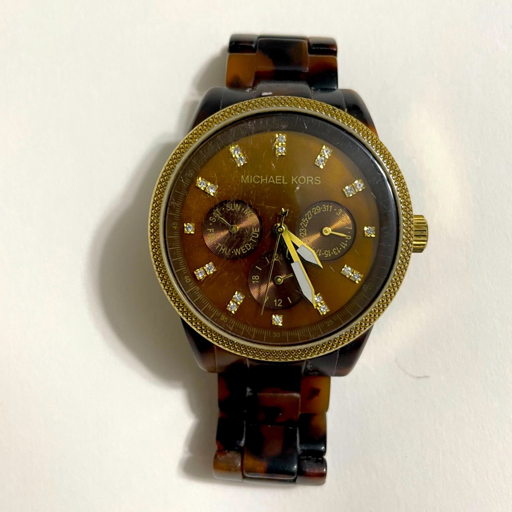 Michael Kors Tortoise Watch